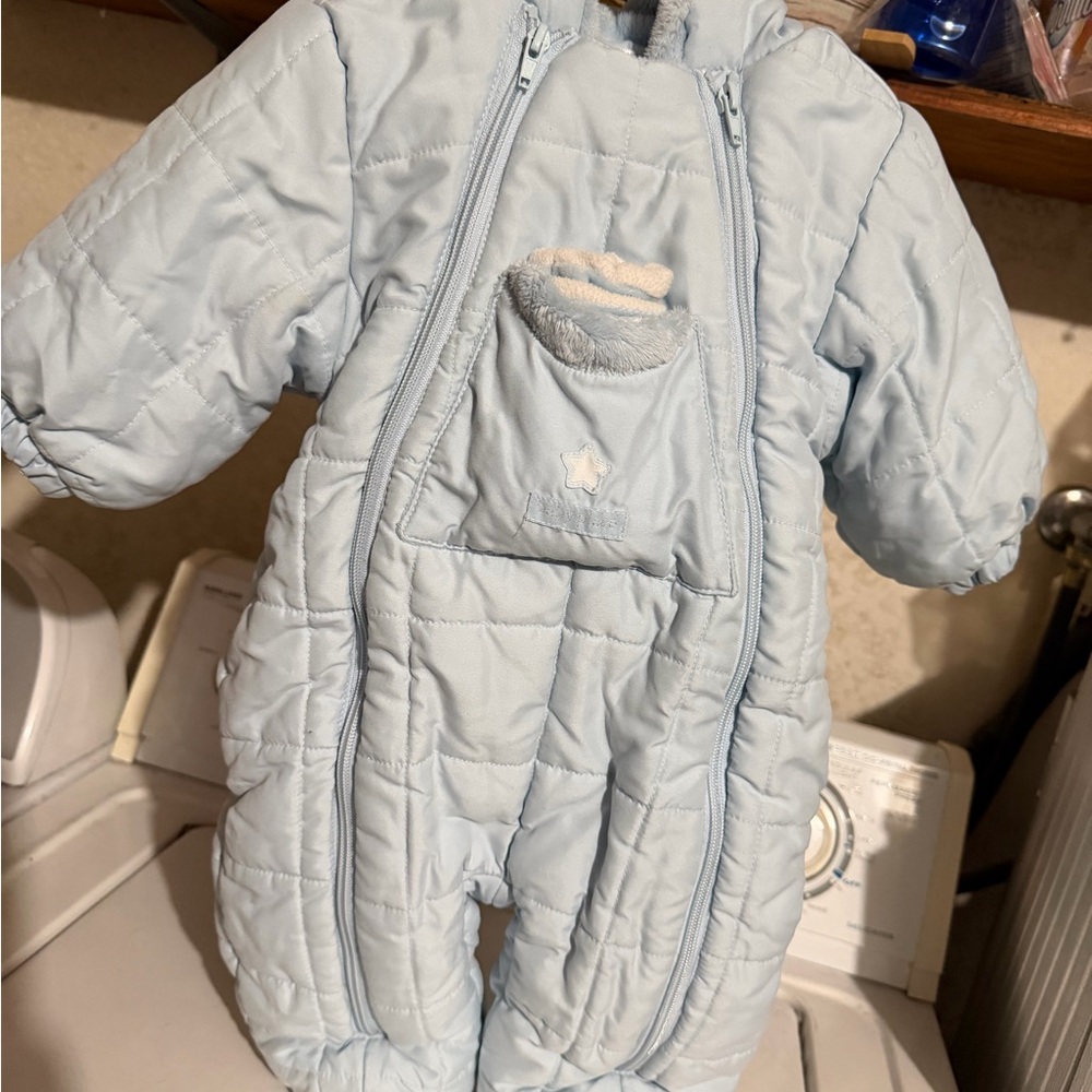 The Children's Place Blue Baby Snowsuit